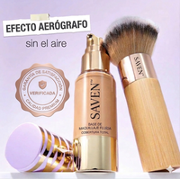 SAVEN™ Moisturizing Cream Portable Powder Foundation Brush